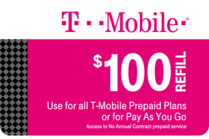 T-Mobile $100 eGift