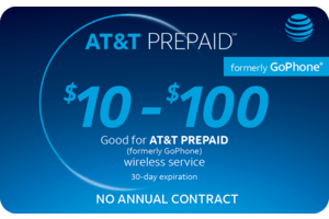 AT&T Prepaid Phone Card (e-delivery)