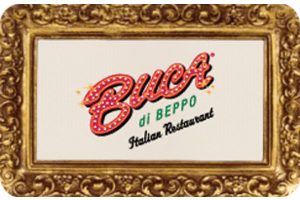 Buca di Beppo   LOGO FRAME eGift