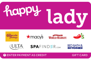 Happy Lady Gift Card