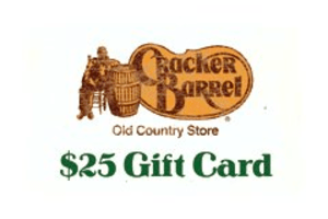 Cracker Barrel $25 Gift Card