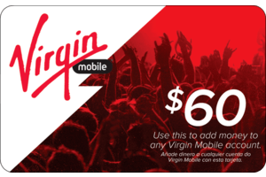 Virgin $60 Prepaid Phone Card (e-delivery)
