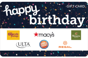 Happy Birthday Gift Card