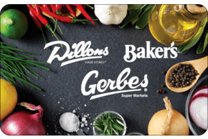 Kroger Dillion Baker Gerbes Ingredient Gift Card