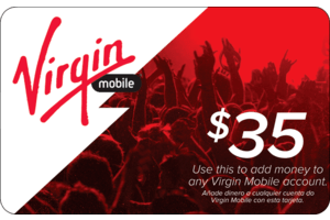 Virgin $35  Prepaid Phone Card (e-delivery)