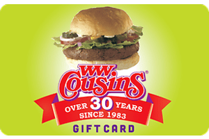 W. W. Cousins eGift W. W. Cousins eGift