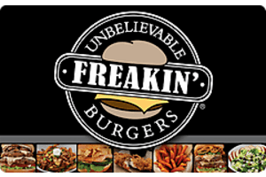Freakin' Unbelievable Burgers Gift Card