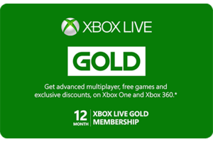 Xbox Live 12 Month Subscription