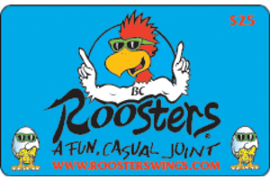 Roosters Standard $25 Gift Card