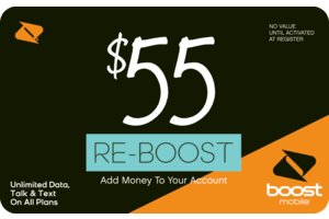 Boost $55 Prepaid Phone Card (e-delivery)