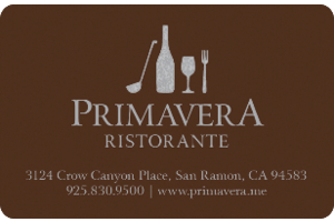 Primavera Ristorante eGift