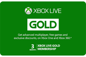 Xbox Live 3 Month Subscription