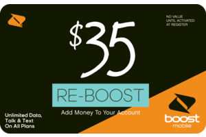 Boost $35 Prepaid Phone Card (e-delivery)