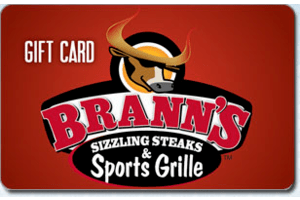 Branns Sizzling Steaks & Sports Grill $25 eGift